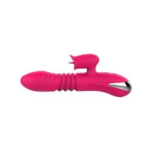 Vibrador de ponto G e Clitóris com Língua e vai e vem 2