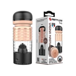 Masturbador Lanterna em Cyberskin, a pilha com Multi-velocidade - PRETTY LOVE