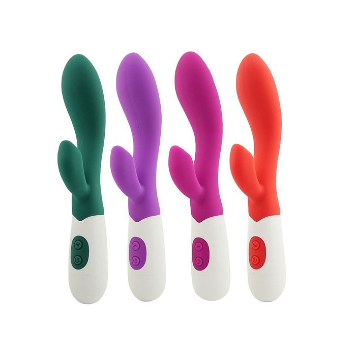 Vibrador de Ponto G e Clitóris 2 - Á Pilhas (10 modos de vibração)