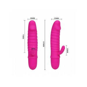 Vibrador Pênis em Puro Silicone 11,0 cm - ARND - 10 Vibrações - Pretty Love