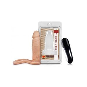 Anel Companheiro 12,4  x 3 cm Com Vibro - Pele Clara