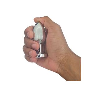 Plug Anal com Vibrador e Controle Remoto - Tamanho M