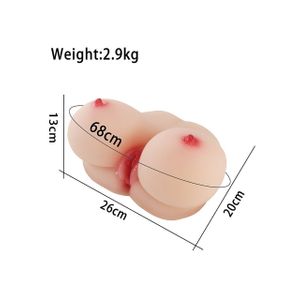 Masturbador Masculino Formato Peitos com Vagina