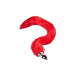 Plug Anal Rabo de Raposa - Vermelho 81cm