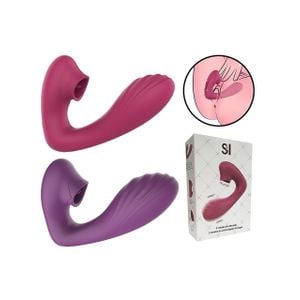 Vibrador de Ponto G e Clitóris com Língua