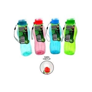 Garrafa Squeeze 625ml com Tampa Flip e Alça
