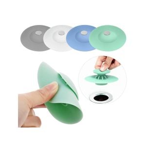 Tampa para Ralo de Pia Flexível em Silicone com Filtro e Drenagem de Água