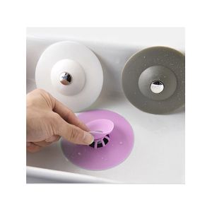 Tampa para Ralo de Pia Flexível em Silicone com Filtro e Drenagem de Água
