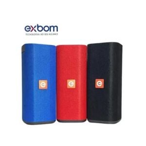 Caixa de Som Bluetooth 3.0 Portátil 10W Entrada USB Micro SD Auxiliar P2 Mic Hands Free