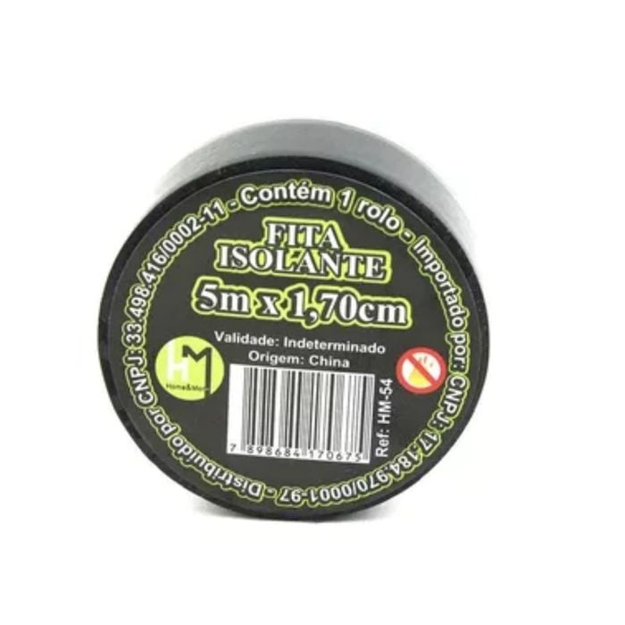 Fita Isolante 5m x 1,7cm (5 metros)