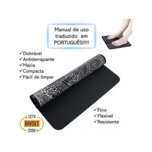 Massageador Tapete Elétrico para Pés e Pernas EMS (choque relexante)