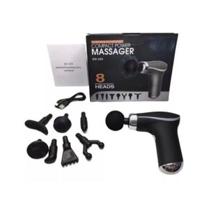 Massageador Corporal Compact Power Recarregável (8 aplicadores de massagem)