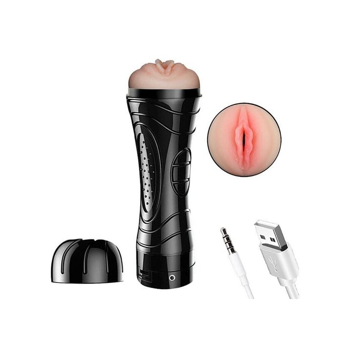 Masturbador Lanterna Recarregável - Formato de Vagina0,377