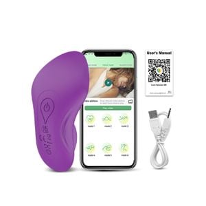 Vibrador de Calcinha via APP - À Longa Distância - Slow