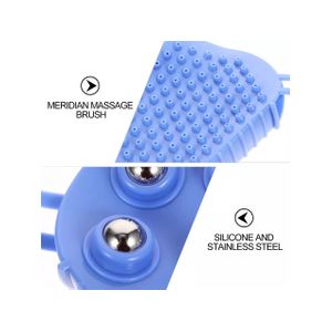 Escova Massageadora Manual com 7 Esferas (2 em 1, Massagem e Banho)
