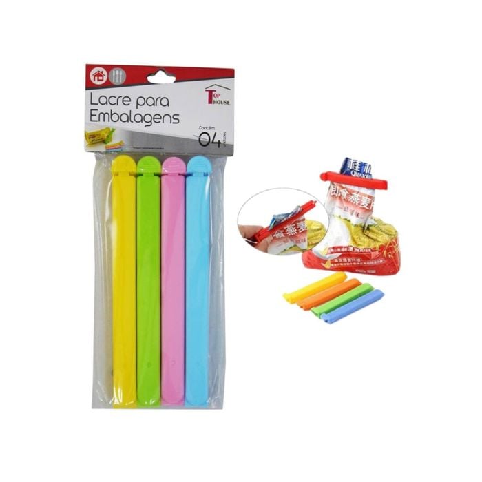 Lacre para Embalagens 16cm (4 peças)