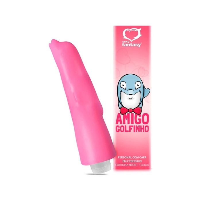 Amigo Golfinho em Cyber Skin com Vibrador Personal