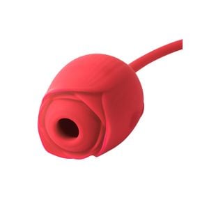 Vibrador de Ponto G e Clitóris com Pulsação - Formato de Rosa - Flowery PRO