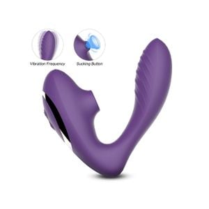 Vibrador de Ponto G e Clitóris com Pulsação - Carlota