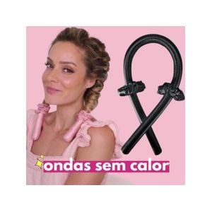 Modelador Curvador de Cabelo Cachos, de Cetim Antifrizz  - Heatless Curls
