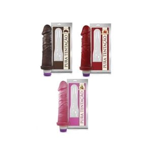 Prótese Aromática com Vibrador Interno - 18 x 4 cm