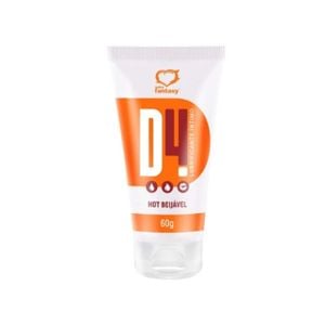 D4 Lubrificante Hot Beijável 60g