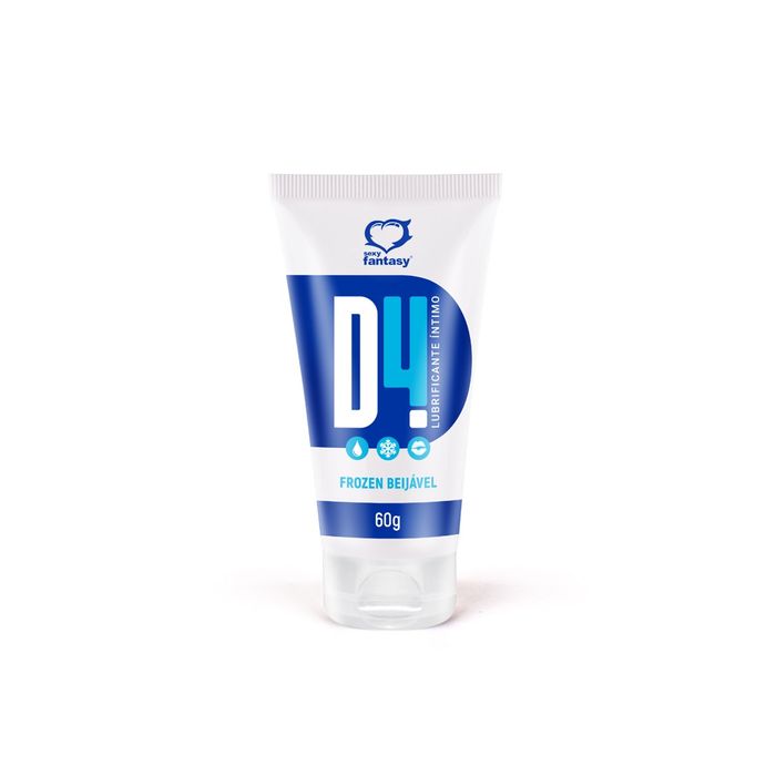 D4 Frozen Lubrificante Refrescante Beijável 60g