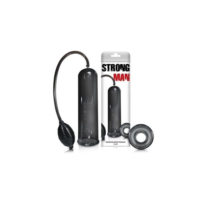 Bomba Peniana Manual Pera Strong Man Fumê