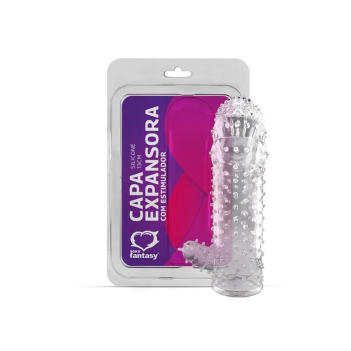 Capa Peniana 13 cm- Extensor Peniano (4,5cm) com estimulador
