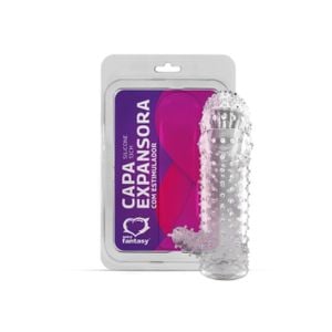 Capa Peniana 13 cm- Extensor Peniano (4,5cm) com estimulador