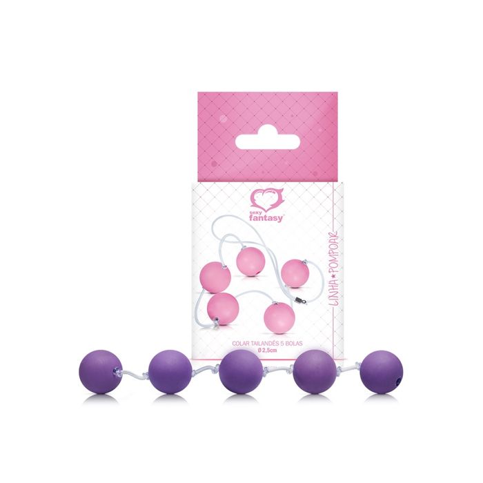 Bolinha Tailandesa M c/ 5 un (25mm)