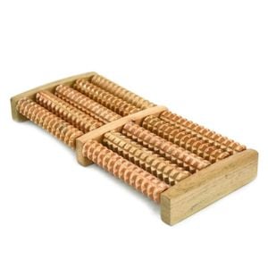 Massageador de Madeira Duplo Para Pés 26,5cm