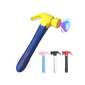 Vibrador Martelo (Vai e vem, sucação, estimulador de clitóris) Recarregável