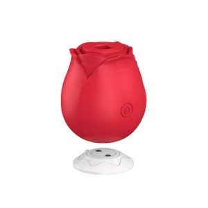 Vibrador em Formato de Flor com Sucção recarregável