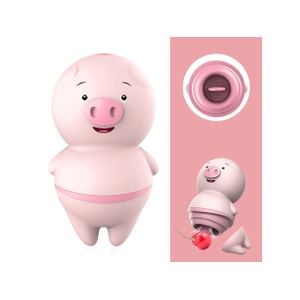 Vibrador e Estimulador de Clitóris Pig Recarregável