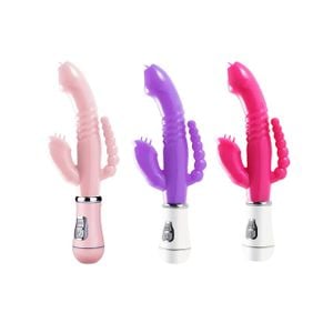 Vibrador de Ponto G e Clitóris á Pilha AA - Jelly - 3 em 1