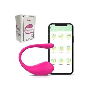 Vibrador de Casal com 9 Modos de Vibração por Aplicativo (Recarregável)