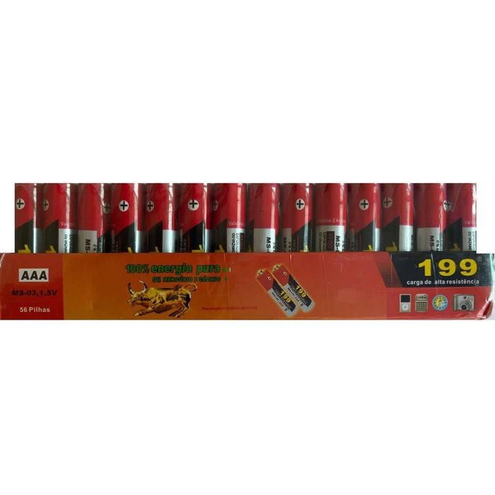 Pilha AAA (Caixa com 48 unidades)