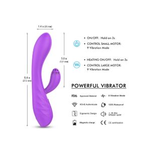 Muses - Vibrador com Estimulador de Ponto G e Clitóris Recarregável- S-Hande