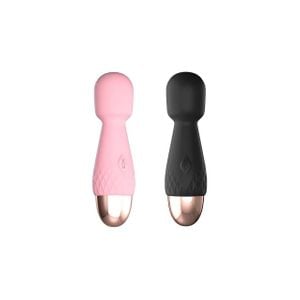 Mini Vibrador Massageador Recarregável em silicone (10 modos de vibrações)