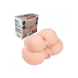 Masturbador em Formato Bumbum com 2 Vaginas e 1 Ânus