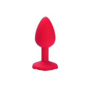 Plug Anal em silicone - Formato de Rosa - Tamanho G
