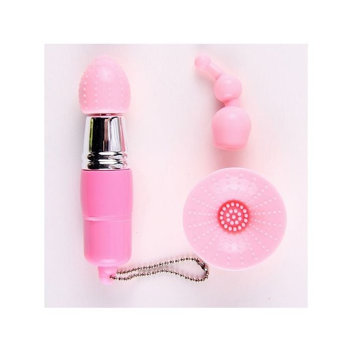 Mini Massageador com 3 Cabeças Removíveis