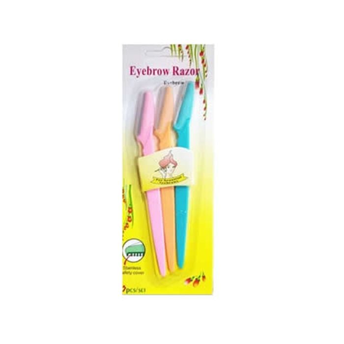 Kit 3 Navalhas para Sobrancelha, Axila, Corpo