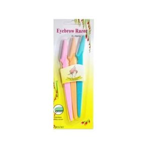 Kit 3 Navalhas para Sobrancelha, Axila, Corpo