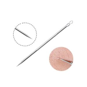 Kit 2 Extrator de Cravos e Espinhas em Aço Inox (removedor)