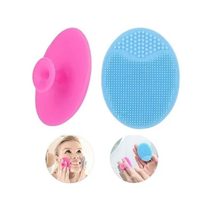 Esponja de Silicone para Lavar o Rosto Esfoliante