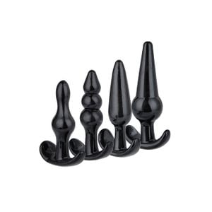 Kit com 4 Plug anal