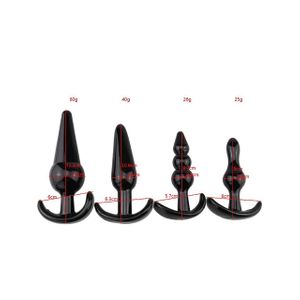 Kit com 4 Plug anal