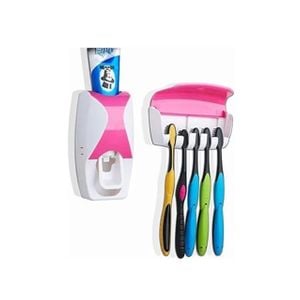 Dispenser de Pasta Dental com Porta Escovas